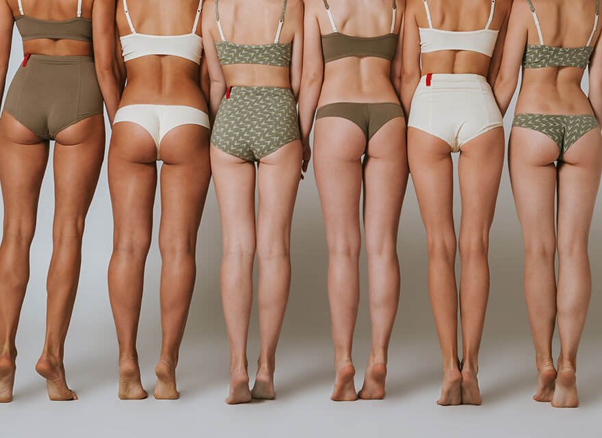 Female Buttocks Types